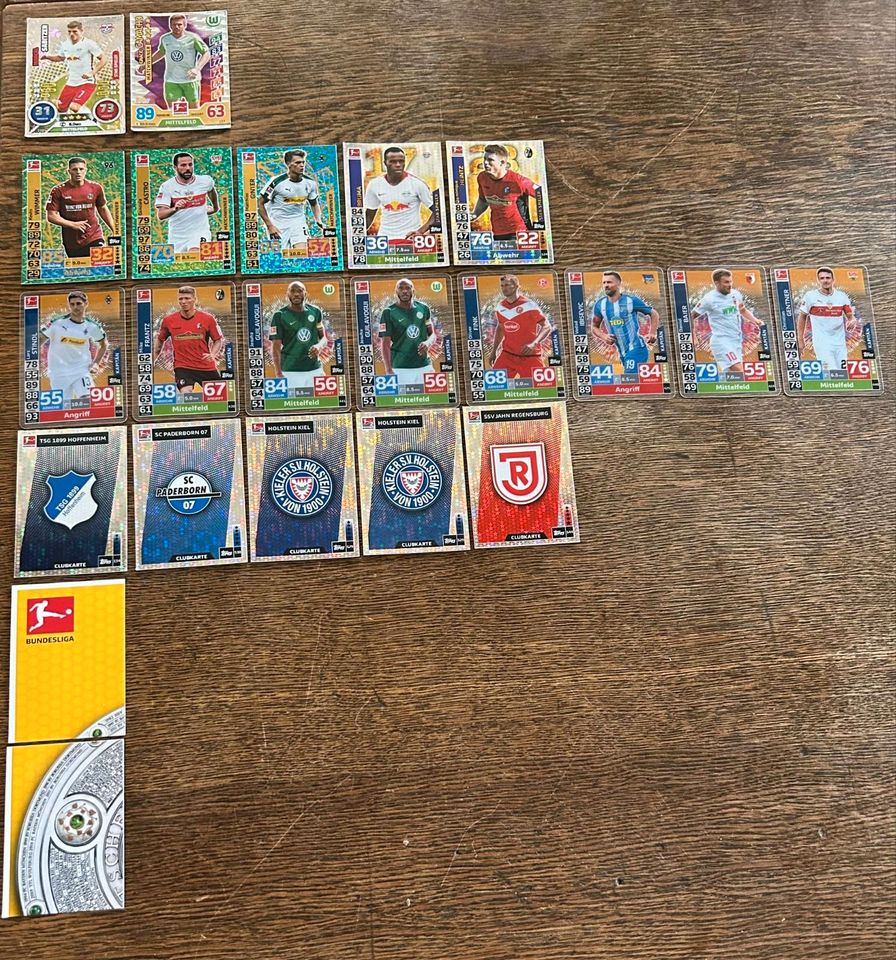 Match Attax Fußball Sammelkarten Saison 2018/19 in Leipzig