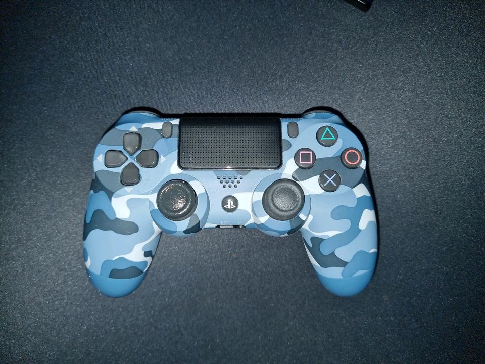 PS4 Controller Blau Camouflage in Duisburg