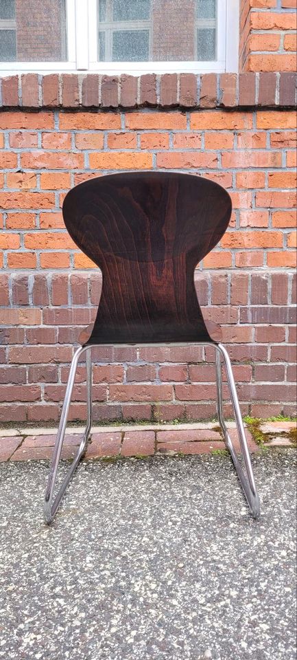 1/5 Flötotto Ära Design Stuhl Chair Pagholz Kufengestell Vintage in Magdeburg