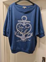 Soccx Pullover blau Gr. 40 Anker Kurzarm Sachsen-Anhalt - Osternienburger Land Vorschau
