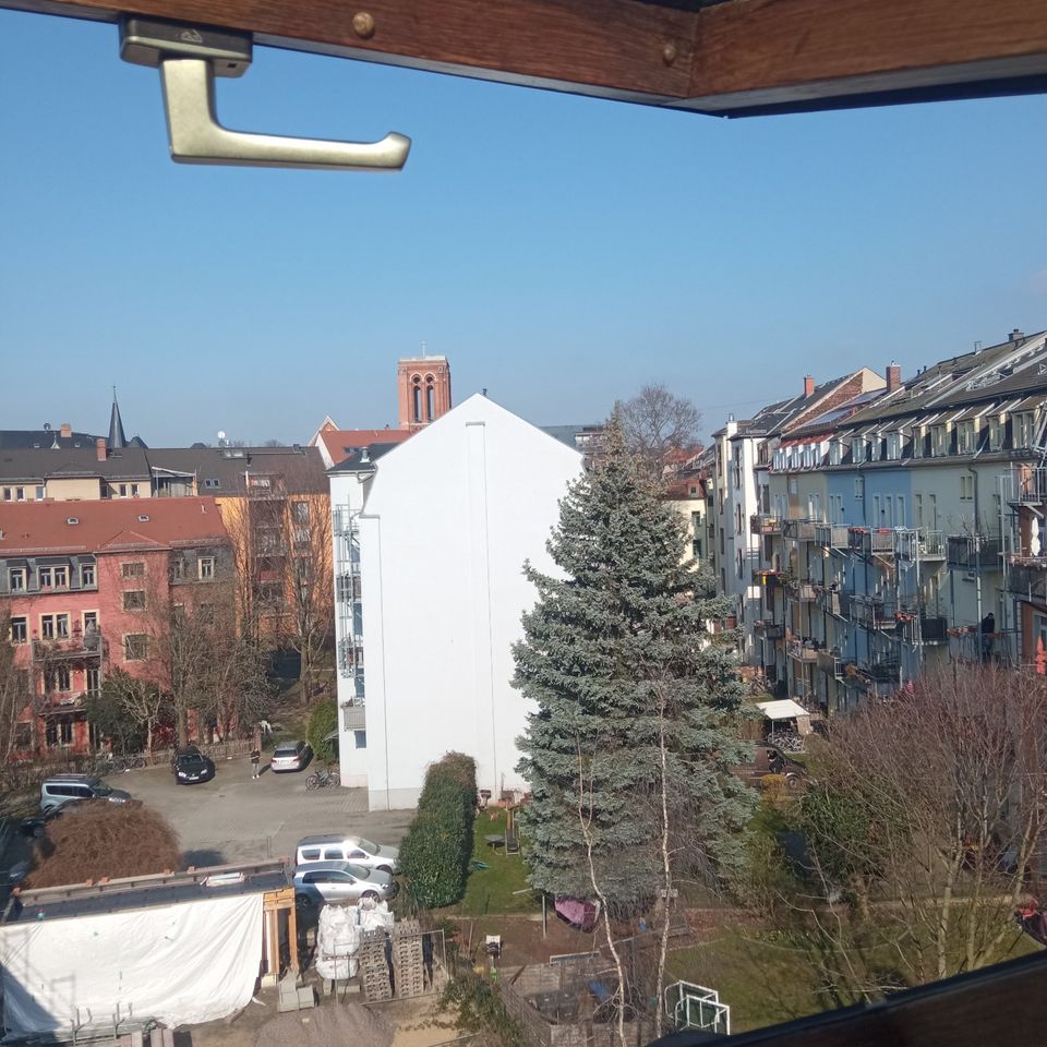 Riesige Sonnige Maisonette Dachgeschoss Wohnung Hechtviertel in Dresden