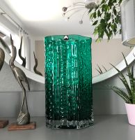 Vintage RAR Hirschberg Glasvase Vase grün pop art 149€* Hessen - Buseck Vorschau