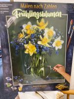 Malen nach zahlen Frühlingsblumen 40x50cm Hessen - Alsfeld Vorschau
