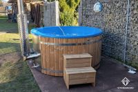 Premium VITKONWOOD Hot Tub aus Fichtenholz | Acrylwanneneinsatz Farbe Blue Ocean | Inkl. GRATIS Lieferung | Badefass | Badezuber | Hottub | Badebottich | Badetonne | Whirlpool mit Holzofen | Hot Tube Niedersachsen - Diekholzen Vorschau