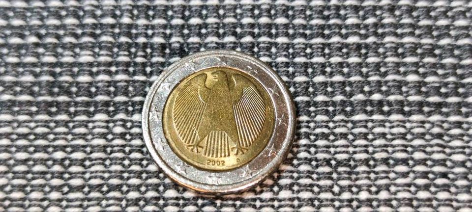 2 € Münze Deutschland 2002 G Fehlprägung/Randtext TOP in Rüthen