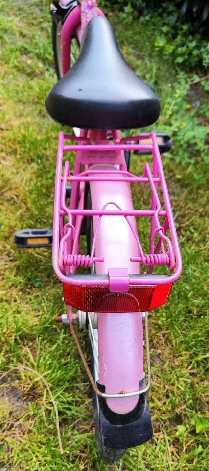 Fahrrad Mädchen 18 Zoll klein rosa Prinzessin Kinderfahrrad in Bielefeld