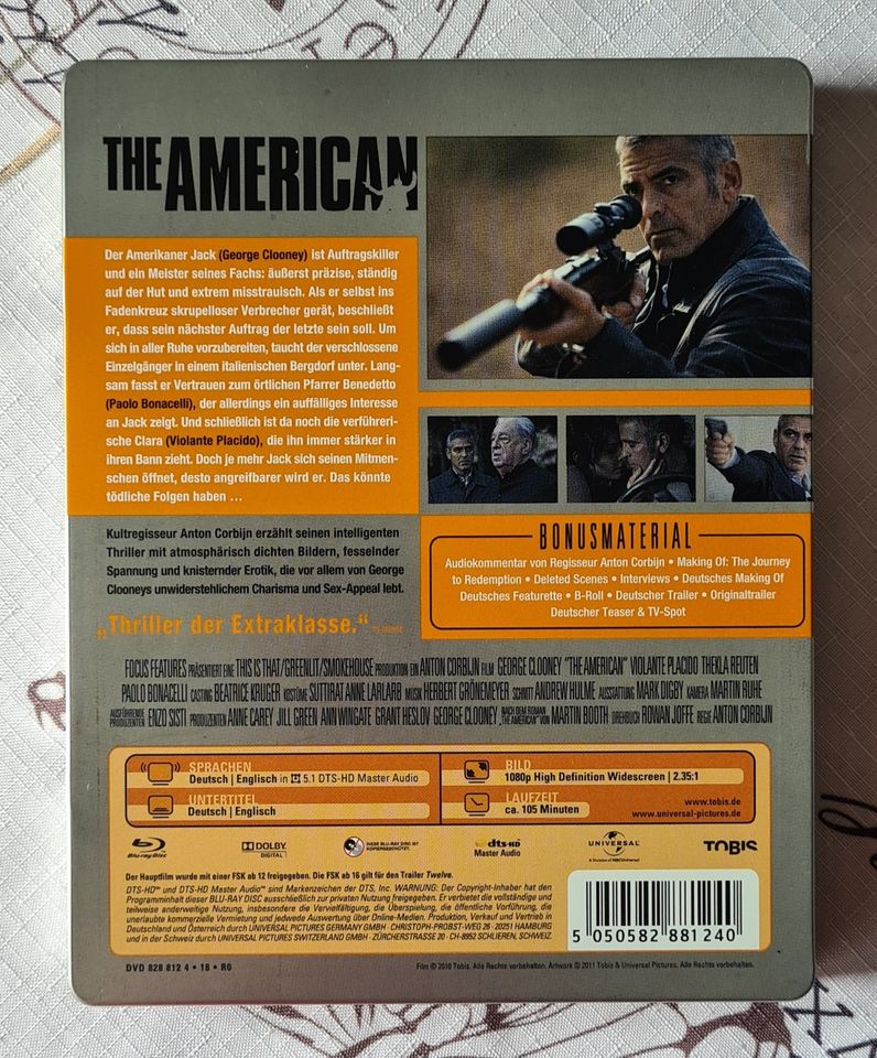 The American - mit George Clooney / Blu-ray Steelbook in Stadthagen