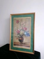 Altes Bild Gemälde Vintage 54 cm groß Altmeisterblumen München - Bogenhausen Vorschau