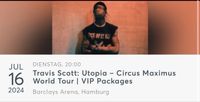 VIP Ticket Travis Scott CIRCUS MAXIMUS Sitzplatz Niedersachsen - Celle Vorschau