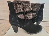 VENTURINI Damen Stiefeletten warm Leder Schwarz Gr.41 NEU OVP Bayern - Pocking Vorschau