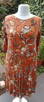 Jerseykleid, rostfarben mit Blumen Hessen - Kelkheim Vorschau