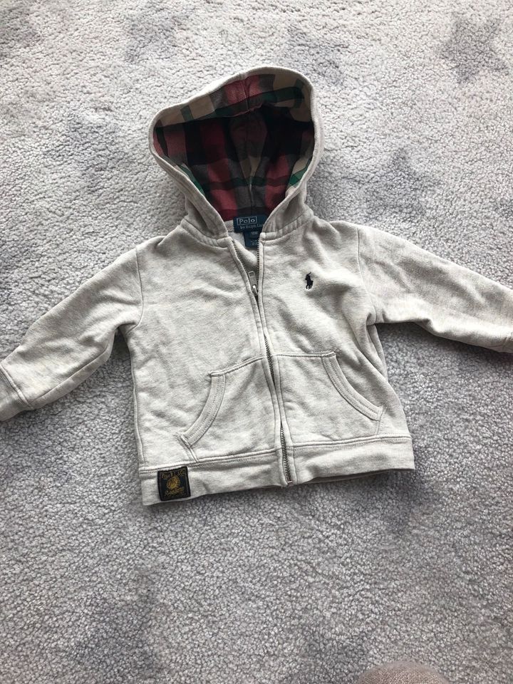 Ralph Lauren Hoodie Kapuzenjacke Pullover ca. 86 bzw. 18M in Gilching