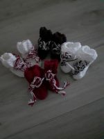 4 Paar handgestrickte Babyschuhe bunt Fußlänge 9cm neu Bayern - Schongau Vorschau