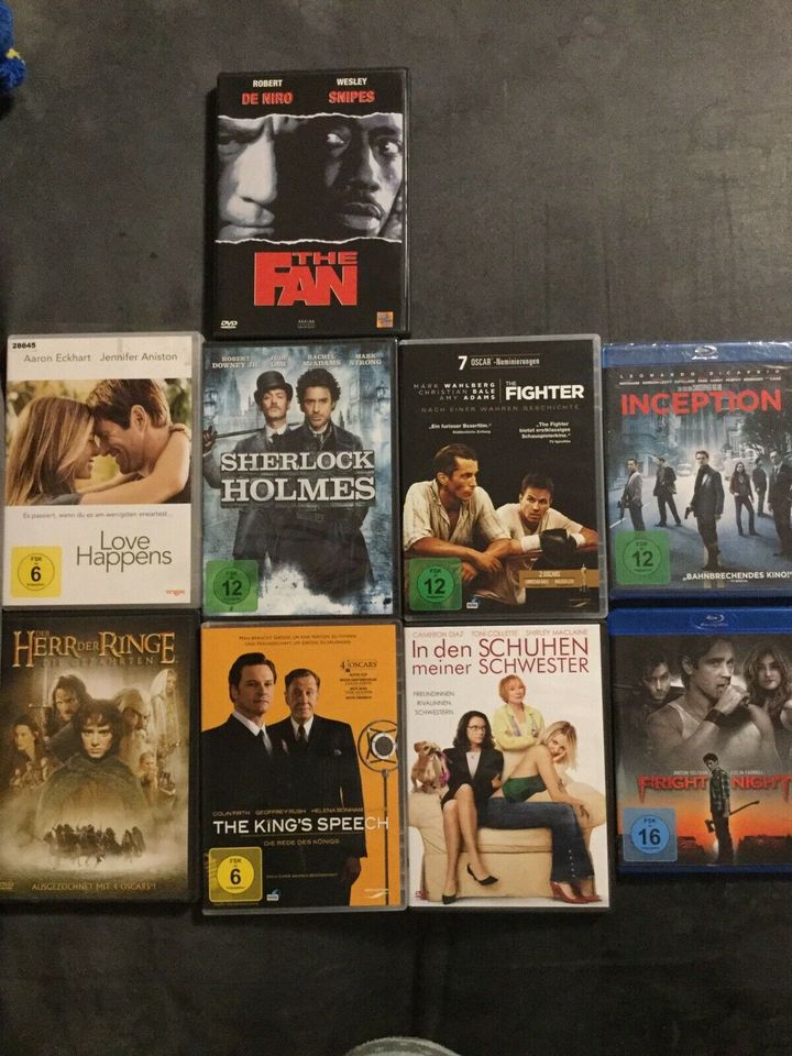 Verschiedene Filme auf Blu Ray und DVD in Vechelde