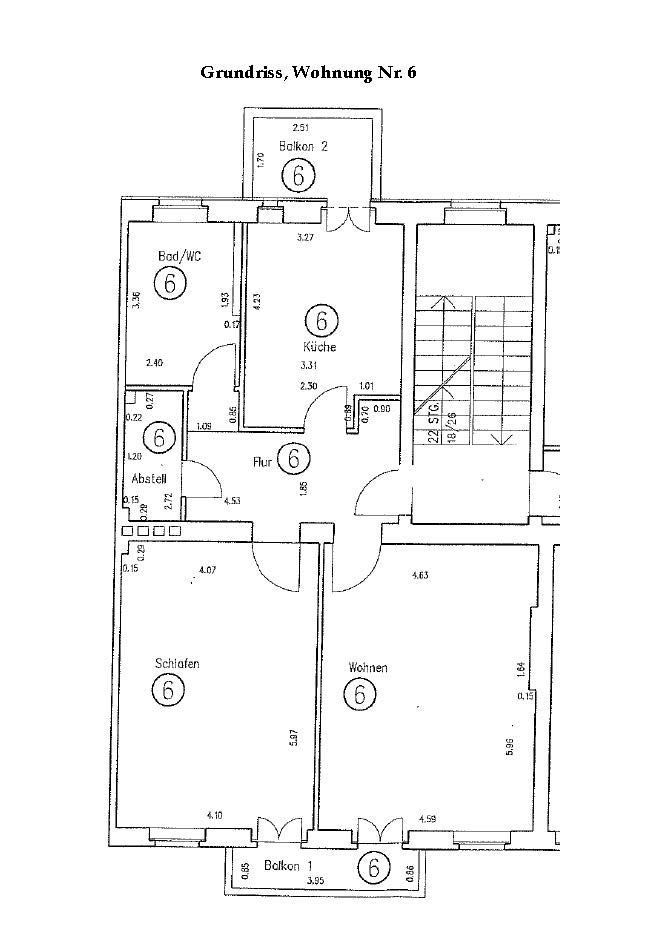 vermietet, 2 Balkone, Nähe Samariterstr. in Berlin