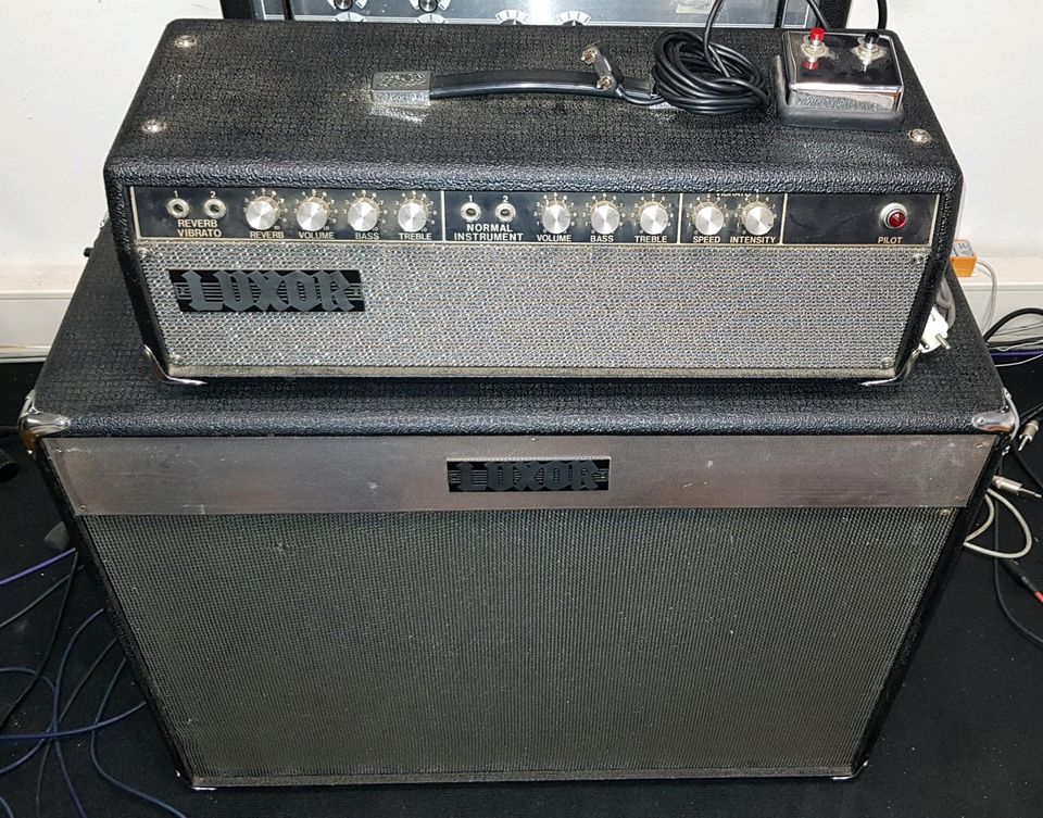 LUXOR GUYATONE Pilot Twin 50 Tube Amp Fender + 2x 12" Cabinet in Oberdischingen