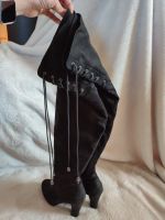 Overknee Schnürstiefel, Gr. 39, schwarz Baden-Württemberg - Dürmentingen Vorschau