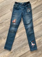 KidsWorld Stretchjeans mit Stickerei Größe 140 Hessen - Bad Arolsen Vorschau