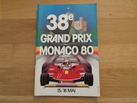 FORMEL 1 GRAND PRIX MONACO 1980 ORIGINAL PROGRAMM HEFT RARITÄT!!! Berg - Bachhausen Vorschau