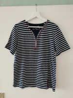 Damen Shirt (navy/weiß gestreift, Reißverschluss, m&f Mode) Kreis Pinneberg - Pinneberg Vorschau