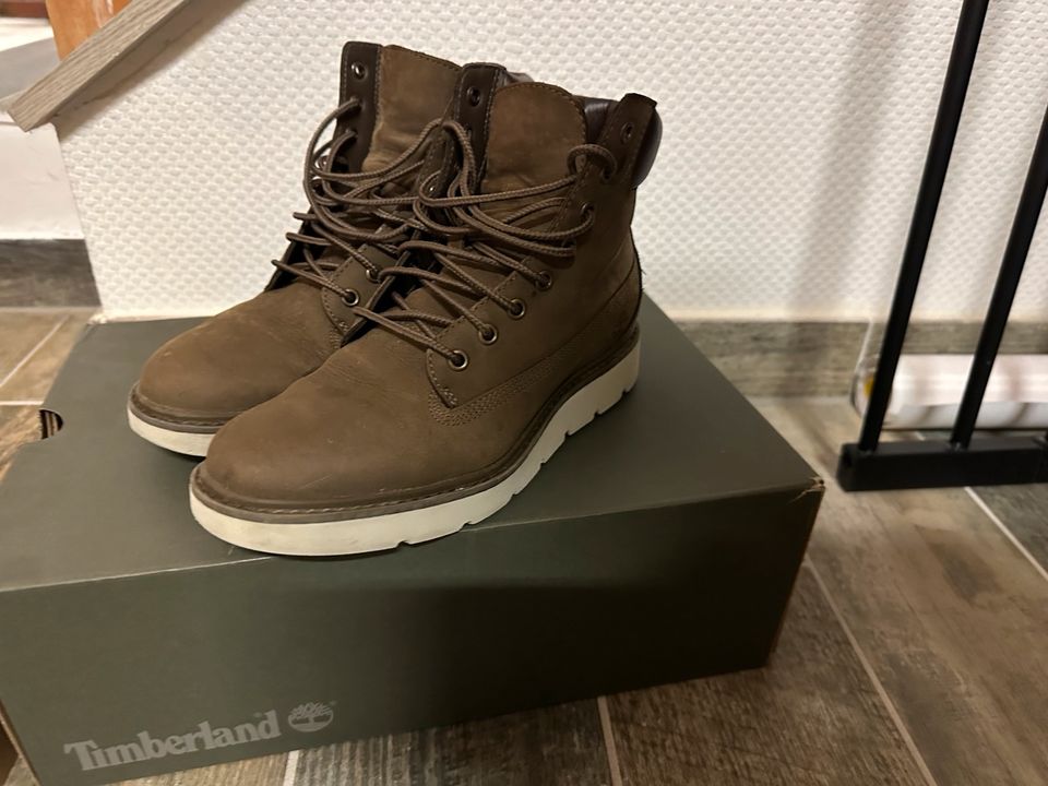 Timberland Kenniston olive Nubuk Leder Gr. 37 Stiefel Boots in Landau in der Pfalz