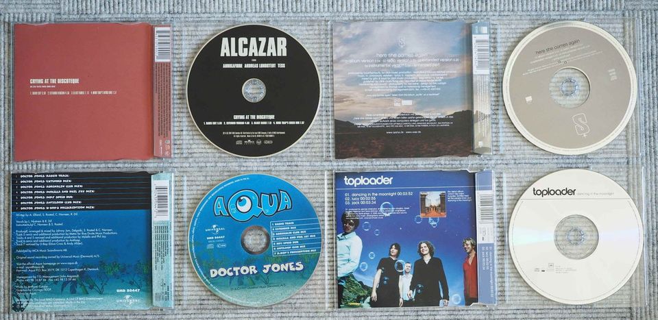 CD – Toploader + Aqua + Sasha + Alcazar (4 CDs) in Burgthann 