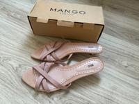 Mango Damensandalen 39 40 Riemchen Sandaletten Schuhe Kitten Hessen - Petersberg Vorschau