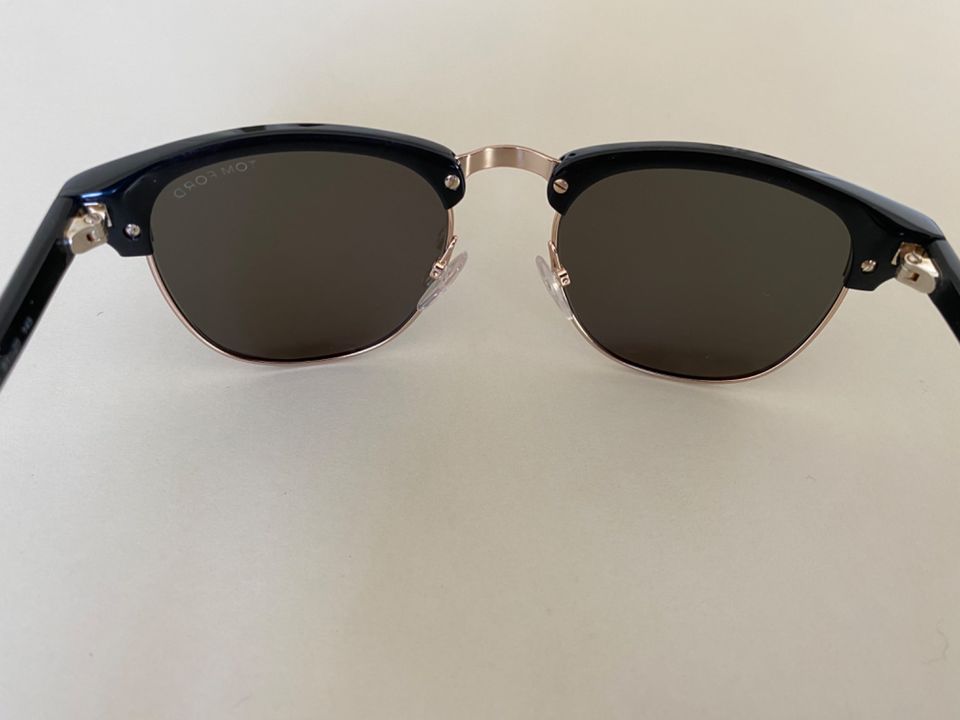 Tom Ford Henry Sonnenbrille Schwarz Gold in Berlin