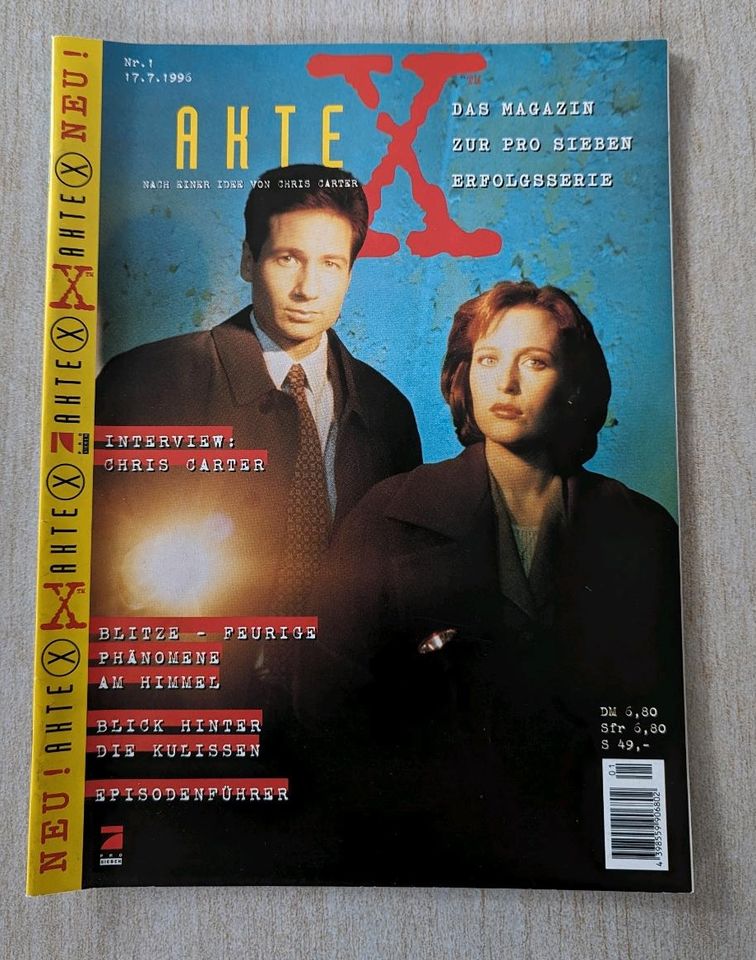 Akte X - das Magazin, Heft 1 bis 8, sehr guter Zustand in Wallmenroth