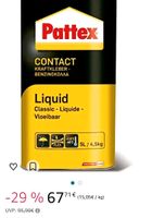 Pattex Contact Liquid Kraftkleber NEU 4,5 kg Kleber 5L Niedersachsen - Alfhausen Vorschau