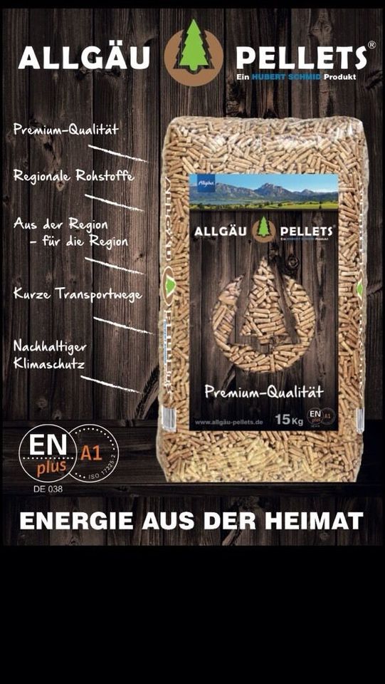 ‼️BEVORRATUNGSAKTION‼️ ✘ Allgäu Pellets Sack ✘ | Brennholz in Baisweil