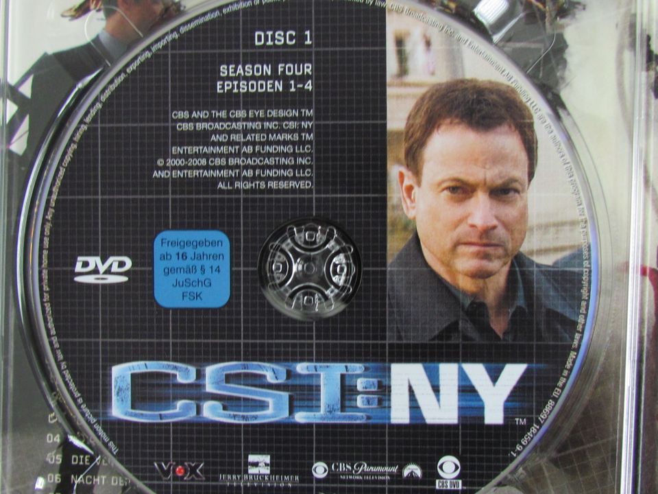 CSI:NY - 3x DVD - Season 4 - Episoden 1-12 in Alfter