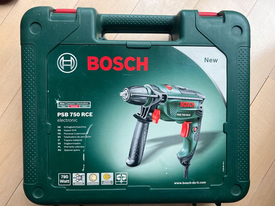 Bosch PSB 750 RCE mit Koffer Schlagbohrmaschine in Kaufbeuren