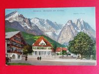 Alte Postkarte AK Garmisch Marktplatz mit Kurhaus Baden-Württemberg - Gailingen am Hochrhein Vorschau