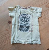 Gelbes T-Shirt mit Katze Größe 104 Baden-Württemberg - Rosengarten Vorschau