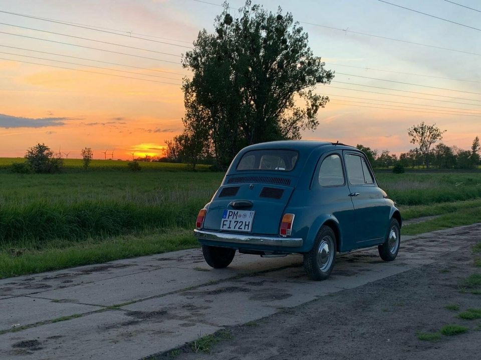 Fiat 500L Oldtimer Bj 1972 mieten fahren Hochzeit Event *Hugo* Gu in Potsdam