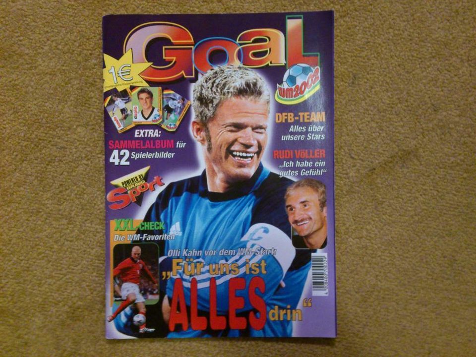 Goal WM 2002  Album von duplo hanuta Bravo Sport Fussball O. Kahn in Hannover