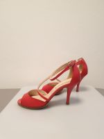 Sandalen !!! NEU !!! High Heels Leder Gr. 38 5 rot Niedersachsen - Lüneburg Vorschau