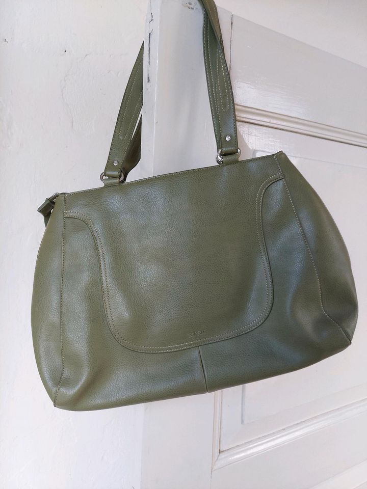 Shopper  Handtasche Tasche grün Esprit in Bosau