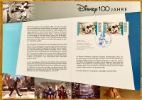 Briefmarken - Sonderausgabe 100 Jahre Disney mit ERSTTAGSSTEMPEL Niedersachsen - Rosengarten Vorschau