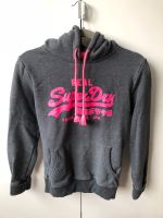 SUPERDRY PREMIUM FLEECE HOODIE grau/pink S Nordrhein-Westfalen - Leverkusen Vorschau