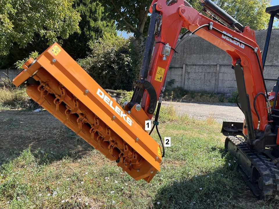 Hydr. Mulchkopf Minibagger DELEKS® ARS-60 Schlegelmulcher Mulcher in Pfaffenhofen a. d. Glonn