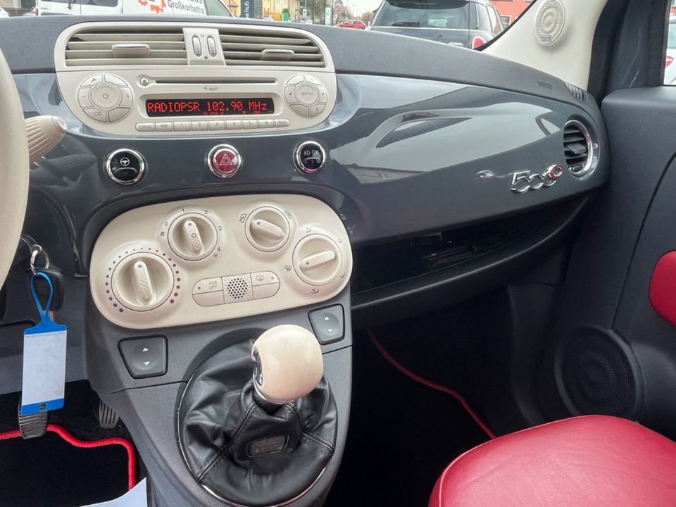 Fiat 500C 1.2 Lounge*Vollleder*Anhängerkupplung*Klima in Großkorbetha