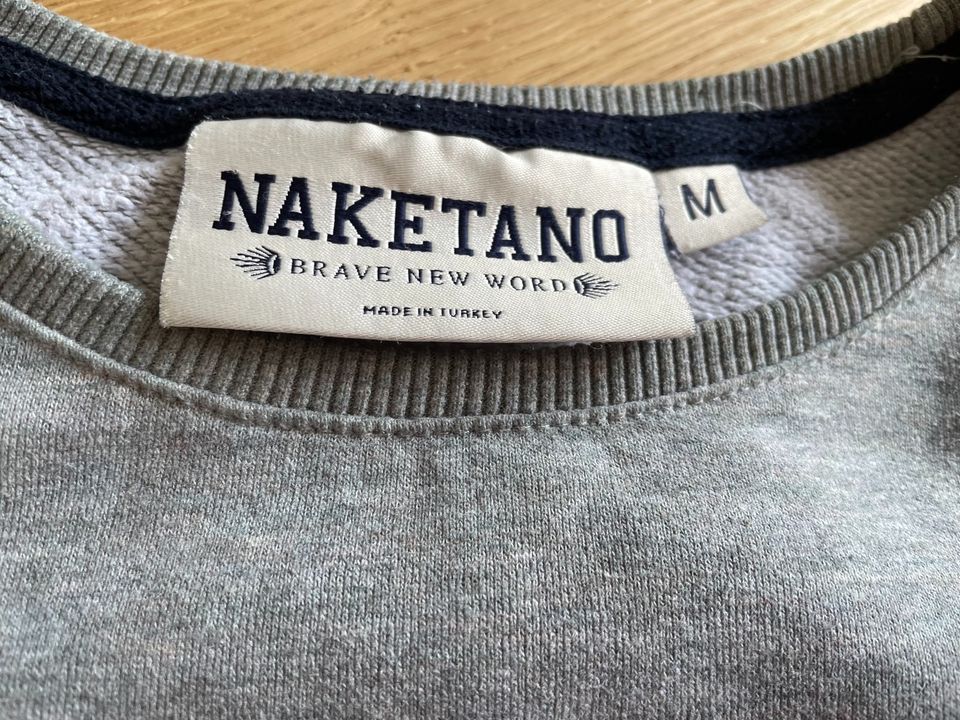 Pullover Naketano M grau/mint in Kaarst