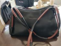 schwarz braune Leder Handtasche Bayern - Pegnitz Vorschau