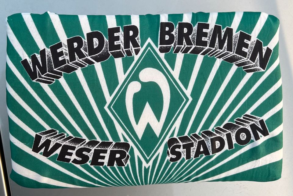 Werder Bremen sitzkissen 1990er retro in Bremen