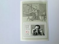 DDR Briefmarke Kleinbogen 90.Geburtstag Bertolt Brecht postfrisch Süd - Niederrad Vorschau