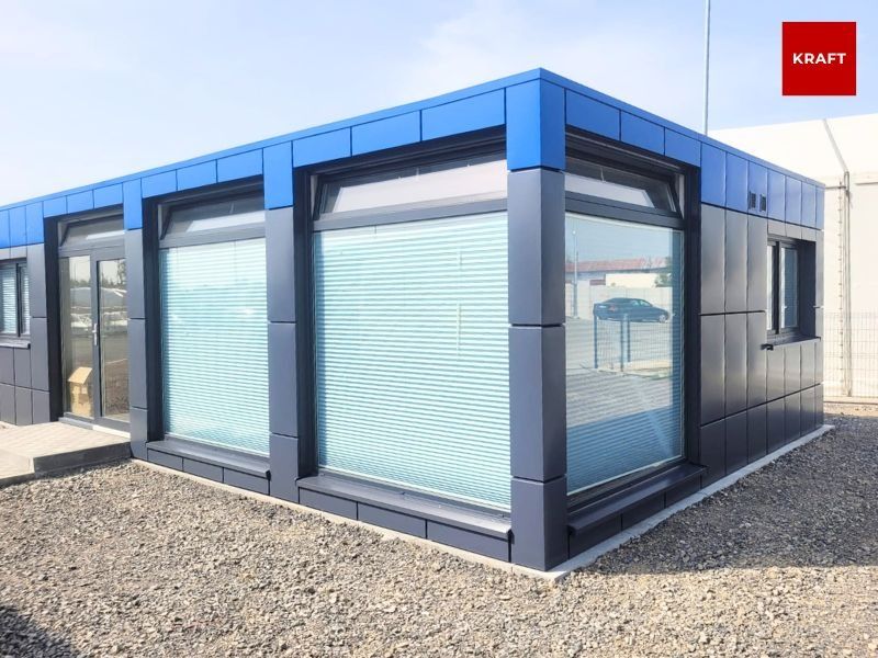Bürocontaineranlage | Doppelcontainer (2 Module) | ab 26 m2 in Kiel