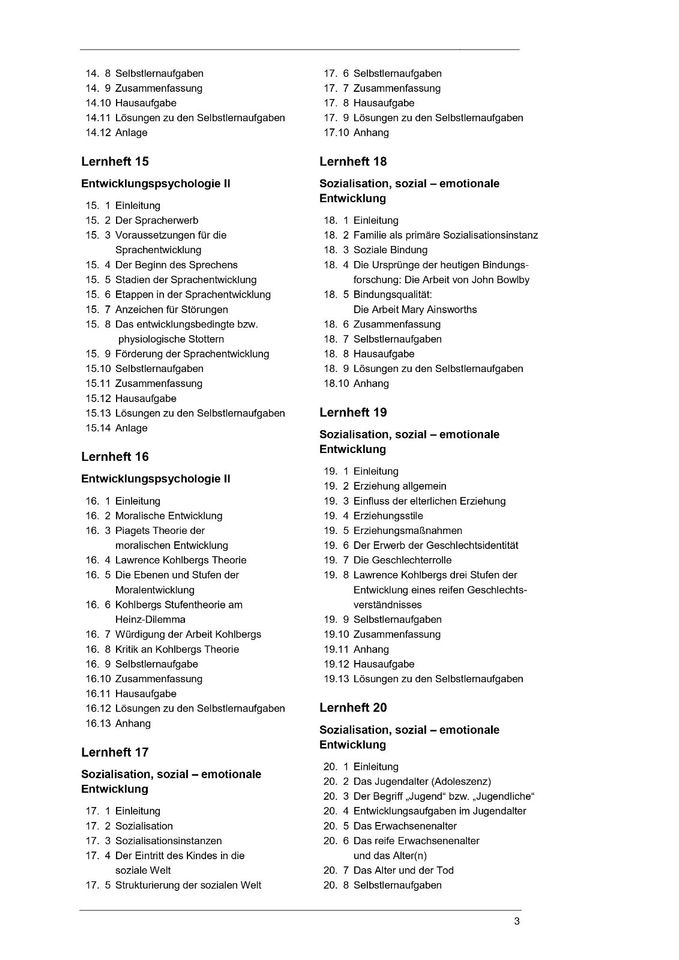 Studiumsmaterial Praktische Psychologie - Fernstudium Laudius in Leipzig