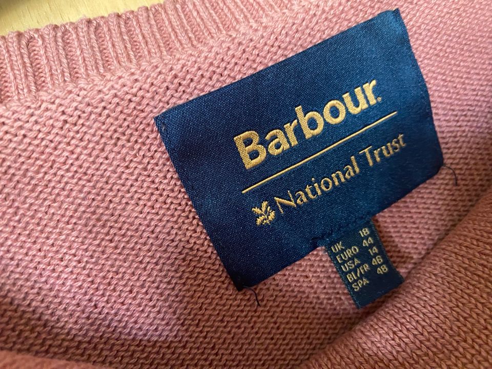 Barbour sommerlicher Pullover 18/44 altrosa in Langenargen